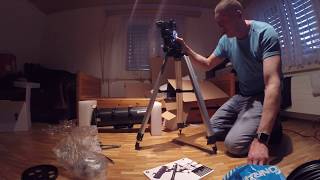 Bresser unboxing spiegelteleskop reflector f=1400mm d=150mm