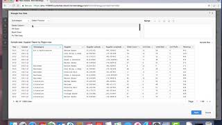 How to Import and Wrangle a dataset in MicroStrategy Web