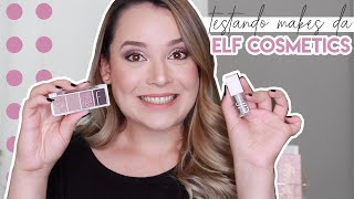 Testando maquiagens da ELF COSMETICS | Bru Lima Beauty