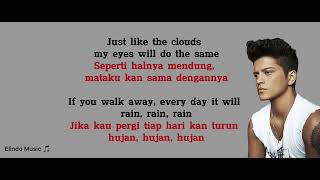 Bruno Mars - It Will Rain | Lirik lagu dan Terjemahan