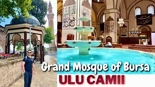 Grand Mosque Bursa Ulu Camii I Largest Mosque of Bursa Turkey