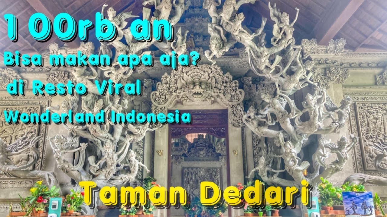 Taman Dedari - Resto Ubud Dengan Patung Raksasa Ikonik - YouTube