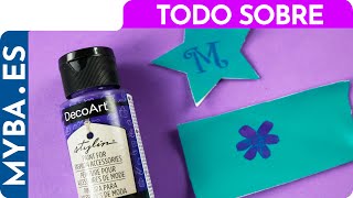 TODO SOBRE: Cómo pintar #cuero, loneta, vinilo, sintéticos y accesorios de moda. Decoart Stylin.