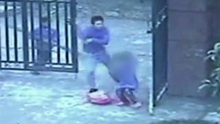 China releases footage of school knife attack