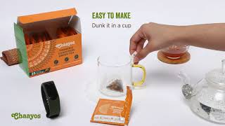 ODN For Chaayos Stop Motion Video Turmeric Cardamom Tea Bag