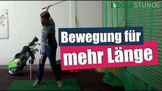 Bewegung für mehr Länge (Golf-Übung)