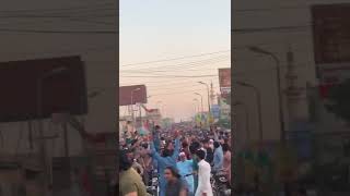 PTI Supporters Protest In Sialkot For Arrest Of Imran Khan | Big Demand To Govt | #Shorts