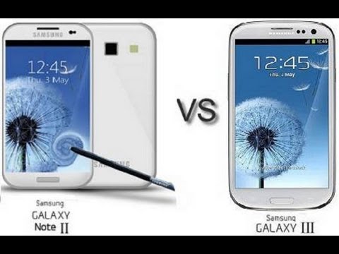 Samsung Galaxy Note 2 vs. Samsung Galaxy S3