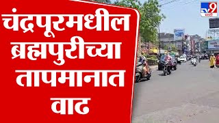 Chandrapur Temprature | चंद्रपूर जिल्ह्यातील ब्रह्मपुरी येथील तापमानात दिवसेंदिवस वाढ | tv9 Marathi