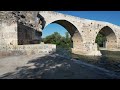 historic aspendos bridge in turkey tarihi aspendos köprüsü