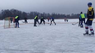 Турнір по хокею смт Шацьк 29.01.17 гра шаковель-згорани(уривок)