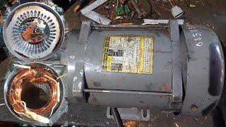 Repair motor 750w 220v 60Hz made in korea. 60Hz to 50Hz