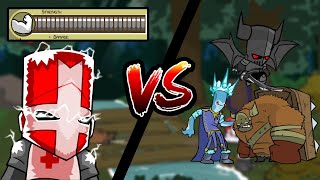 Castle Crashers Remastered - All Bosses vs Max Strength