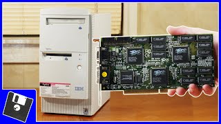 Upgrading A Vintage IBM Aptiva K6-2 300 PC With A 3dfx Voodoo 2!