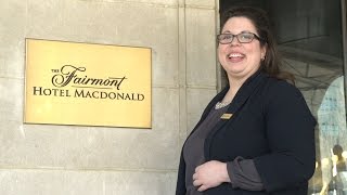 NAIT Hospitality Management grad loves working at the Hotel Macdonald