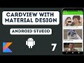 Material Design with RecyclerView and CardView in Android Studio