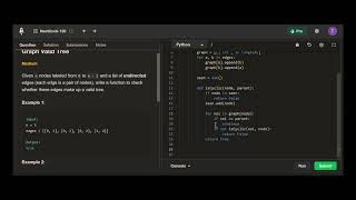 89. Graph Valid Tree - Neetcode 150