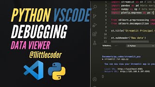 Debugging Python Code on VSCode with Data Viewer (Pandas)