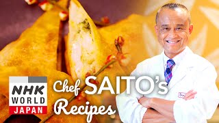 Chef Saito's Shrimp Spring Rolls with Japanese Herbs [Japanese Cooking] - Dining with the Chef