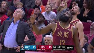 James Harden Chased Down Ref After Apparent Missed Foul Call vs. Oklahoma City Thunder