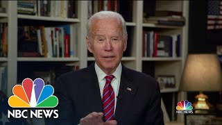 Full Biden: Trump 'Should Stop Thinking Out Loud' On Coronavirus Response | Meet The Press |NBC News