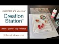 Resin Tool - CREATION STATION - workspace for resin / other crafts - protects projects during setup!