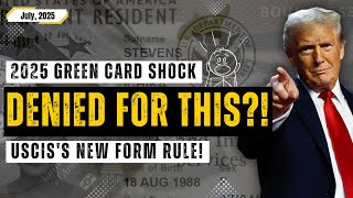 Last Chance: Renew Your Green Card Before These 2025 Changes Hit