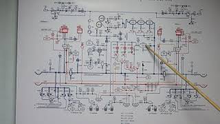 Пневмосхема тормозного оборудования электровоза ЭП1-П.