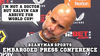 'I’m NOT a doctor but Kalvin Phillips can arrive for World Cup!' | Wolves 0-3 Man City | Pep Embargo