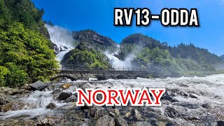 NORWAY : Rv 13 || Låtefossen || Espelandsfossen || ODDA