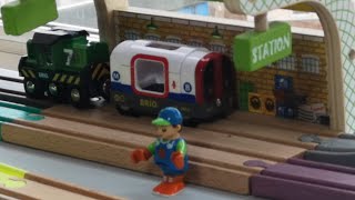 Brio 4 Subway Tunnel, educational toy, Chuggington wooden Thomas the Tank Engine,Train