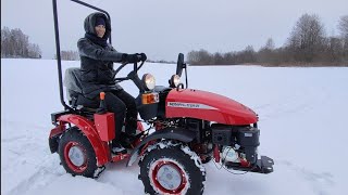 Минитрактор МТЗ 112.Первые впечатления после покупки .Начинаем потихоньку обкатывать.Жена в восторге