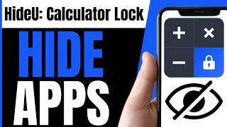 How To HIDE APPS Using HideU Calculator Lock (FULL GUIDE) 2026