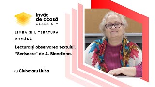 Limba și literatura română; cl. a VI-a, \