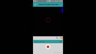 Decode Morse code using phone camera