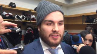 Zac Rinaldo on his game misconduct