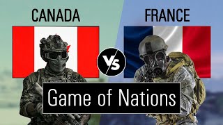 Canada vs France military  power  comparison