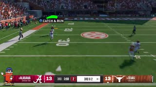 Isaiah Bond is UNGUARDABLE in the Texas offense - College Football 25 Dynasty Mode