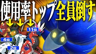 伝説環境で多いポケモン達を完全対策！キラフロルが構築の穴を完全に埋めました。【ポケモンSV】