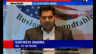 iTV Network Founder Kartikeya Sharma receives prestigious India Business Roundtable Awards