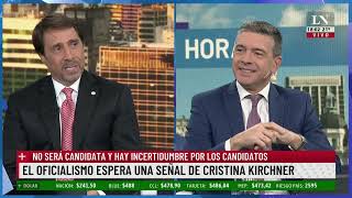 El kirchnerismo espera definiciones de CFK el 25 de Mayo. Pablo Rossi con Eduardo Feinmann