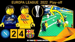 Napoli vs Barcelona 2-4 • Europa League 2022 • All Goals & Highlights in Lego Football