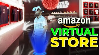 Amazon Beyond Virtual Store - The Future of Online Shopping with VR Headset!