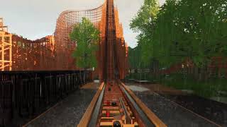 Aquarius POV - GCI Hyper Wooden Coaster  - Planet Coaster 2