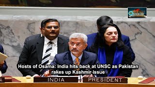 Hosts of Osama: India hits back at UNSC as Pakistan rakes up Kashmir issue