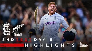 Unbelievable Run Chase! | Highlights | England v New Zealand - Day 5 | 2nd LV= Insurance Test 2022