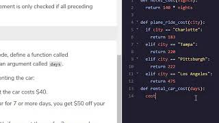 Learning Python Ep 6 Taking a Vacation
