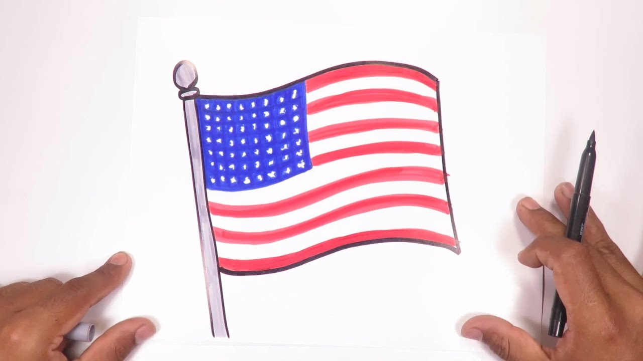 Stunning Info About How To Draw The United States Flag Fallessay