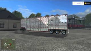 Farming Simulator 15 PC Mod Showcase: USA Animal Trailer