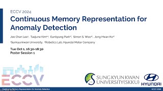 [ECCV 2024] Continuous Memory Representation for Anomaly Detection